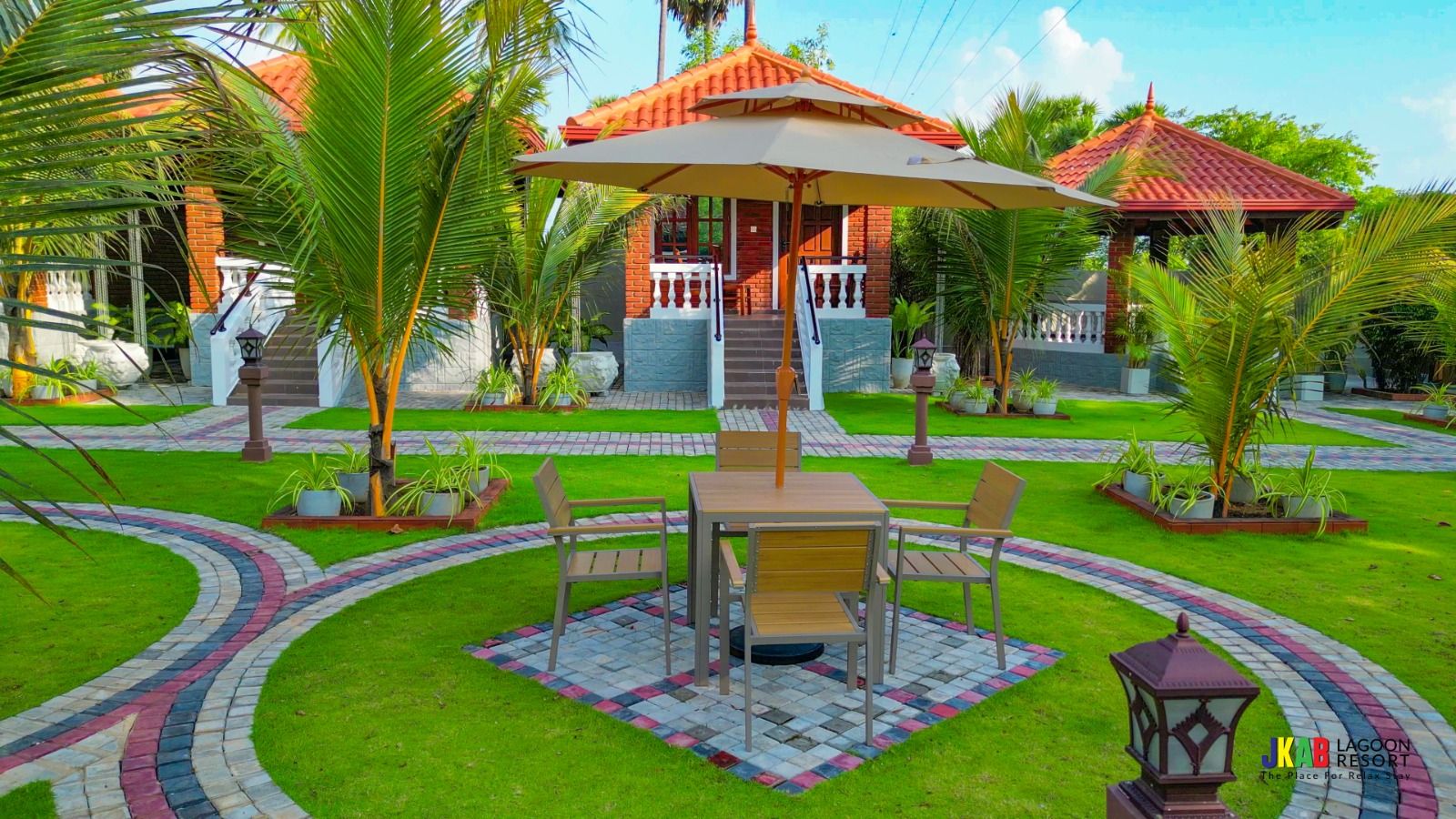 Infinity pool overlooking the serene lagoon